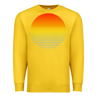 Lemon retro sunset Premium Sweatshirt - linhVisuals