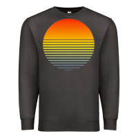 Smoke retro sunset Premium Sweatshirt - linhVisuals