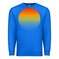 True Royal retro sunset Premium Sweatshirt - linhVisuals