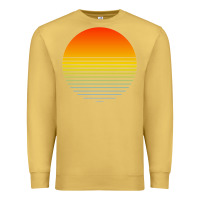 Antique Gold retro sunset Premium Sweatshirt - linhVisuals