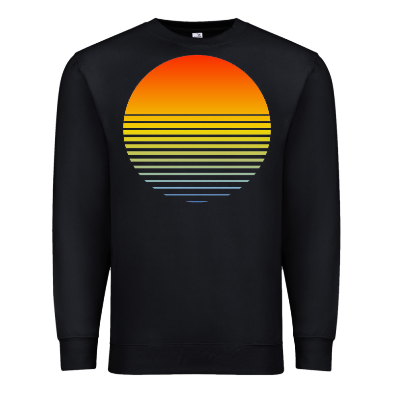 Retro Sunset Premium Sweatshirt by linhVisuals | Teevron