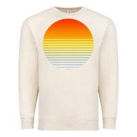 Sandshell retro sunset Premium Sweatshirt - linhVisuals