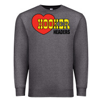 Charcoal Heather hooker headers Premium Sweatshirt - linhVisuals