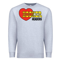 Heather Grey hooker headers Premium Sweatshirt - linhVisuals