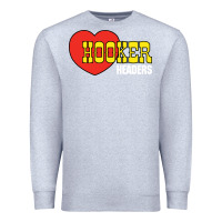 Heather Grey hooker headers Premium Sweatshirt - linhVisuals