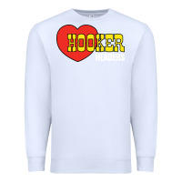 White hooker headers Premium Sweatshirt - linhVisuals