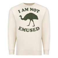 Sandshell funny not emu sed emu   not amused ostrich bird Premium Sweatshirt - linhVisuals