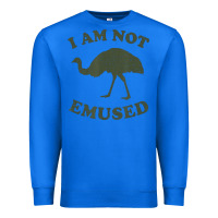 True Royal funny not emu sed emu   not amused ostrich bird Premium Sweatshirt - linhVisuals