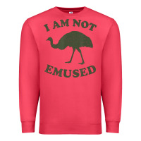 Cardinal funny not emu sed emu   not amused ostrich bird Premium Sweatshirt - linhVisuals