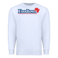White foodtown Premium Sweatshirt - linhVisuals