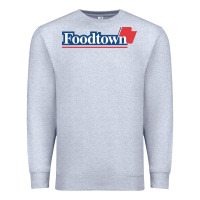 Heather Grey foodtown Premium Sweatshirt - linhVisuals