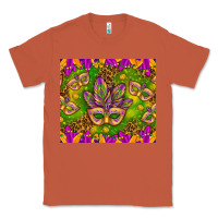 Copper Mardi Gras masks and coins tumbler Classic Tee - HowdyJamesFarm