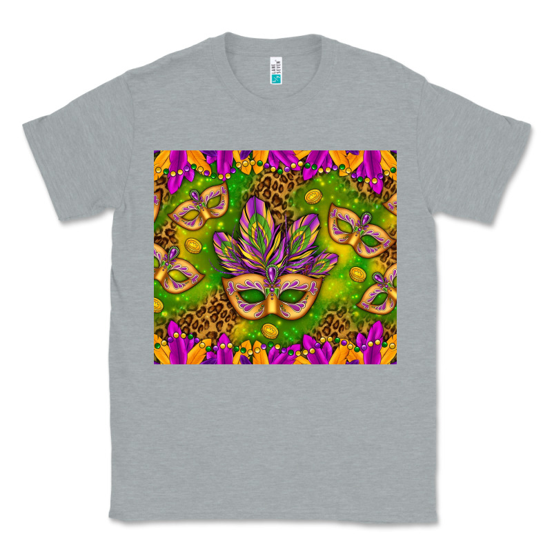 Mardi Gras Masks And Coins Tumbler Classic Tee by HowdyJamesFarm | Teevron