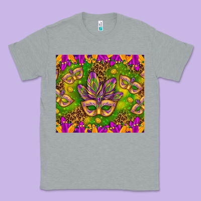 Mardi Gras Masks And Coins Tumbler Classic Tee Designed By Howdyjamesfarm