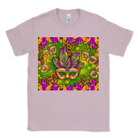 Lilac Mardi Gras masks and coins tumbler Classic Tee - HowdyJamesFarm