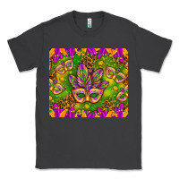 Smoke Mardi Gras masks and coins tumbler Classic Tee - HowdyJamesFarm