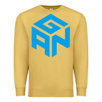 Antique Gold gancube Premium Sweatshirt - linhVisuals