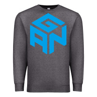 Charcoal Heather gancube Premium Sweatshirt - linhVisuals