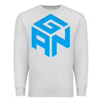 Dove Grey gancube Premium Sweatshirt - linhVisuals