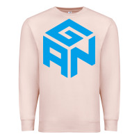 Pale Pink gancube Premium Sweatshirt - linhVisuals