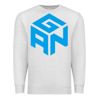 Oatmeal Heather gancube Premium Sweatshirt - linhVisuals