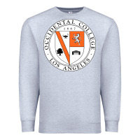 Heather Grey Occidental College Premium Sweatshirt - linhVisuals