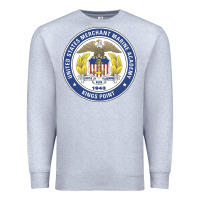 Heather Grey United States Merchant Marine Academy Premium Sweatshirt - linhVisuals