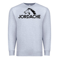 Heather Grey jordache Premium Sweatshirt - linhVisuals