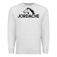 Oatmeal Heather jordache Premium Sweatshirt - linhVisuals