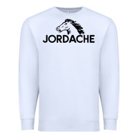 White jordache Premium Sweatshirt - linhVisuals