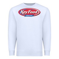 White keyfood fresh Premium Sweatshirt - linhVisuals
