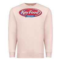 Pale Pink keyfood fresh Premium Sweatshirt - linhVisuals