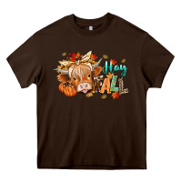 Chocolate Brown hay fall Heavy Core Tee - CowGirlArtShop