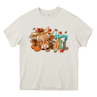 Cream hay fall Heavy Core Tee - CowGirlArtShop
