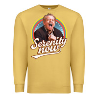 Antique Gold serenity later serenity now Premium Sweatshirt - linhVisuals