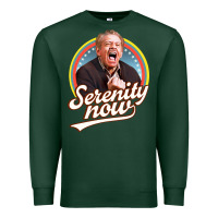 Sports Green serenity later serenity now Premium Sweatshirt - linhVisuals