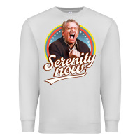 Dove Grey serenity later serenity now Premium Sweatshirt - linhVisuals