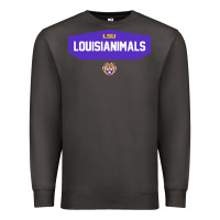 Smoke lsu louisianimals Premium Sweatshirt - linhVisuals