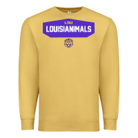 Antique Gold lsu louisianimals Premium Sweatshirt - linhVisuals