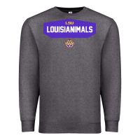 Charcoal Heather lsu louisianimals Premium Sweatshirt - linhVisuals