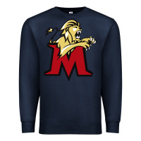 Navy molloy merch Premium Sweatshirt - linhVisuals