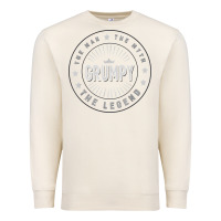 Sandshell graphic 365 grumpy the legend men funny gift Premium Sweatshirt - linhVisuals