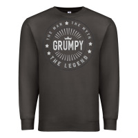 Smoke graphic 365 grumpy the legend men funny gift Premium Sweatshirt - linhVisuals
