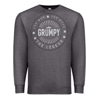 Charcoal Heather graphic 365 grumpy the legend men funny gift Premium Sweatshirt - linhVisuals