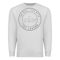 Dove Grey graphic 365 grumpy the legend men funny gift Premium Sweatshirt - linhVisuals