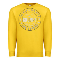 Lemon graphic 365 grumpy the legend men funny gift Premium Sweatshirt - linhVisuals