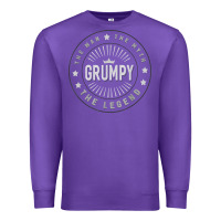 Purple graphic 365 grumpy the legend men funny gift Premium Sweatshirt - linhVisuals