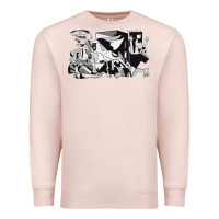 Pale Pink guernica artwork Premium Sweatshirt - linhVisuals