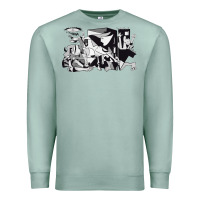 Seafoam guernica artwork Premium Sweatshirt - linhVisuals