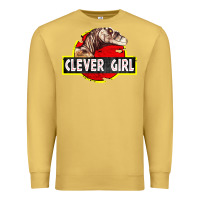 Antique Gold clever girl Premium Sweatshirt - linhVisuals